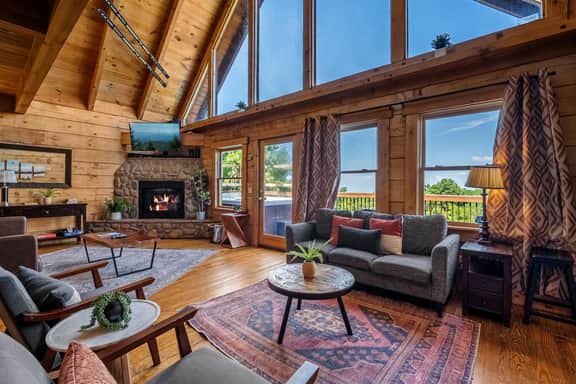Pet Friendly Cabin · Game Loft · Mtn Views - Image 4